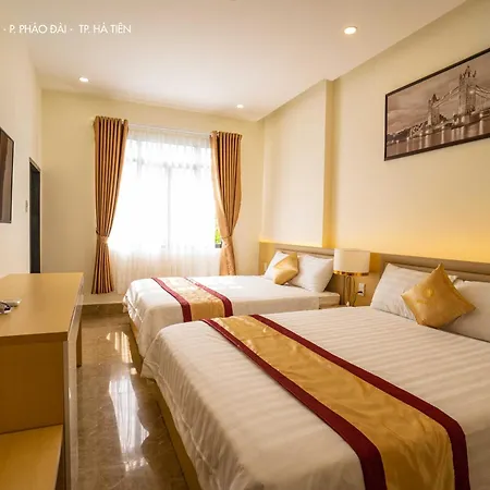 Hotel Khach San Bien Tay Hà Tiên Exterior foto