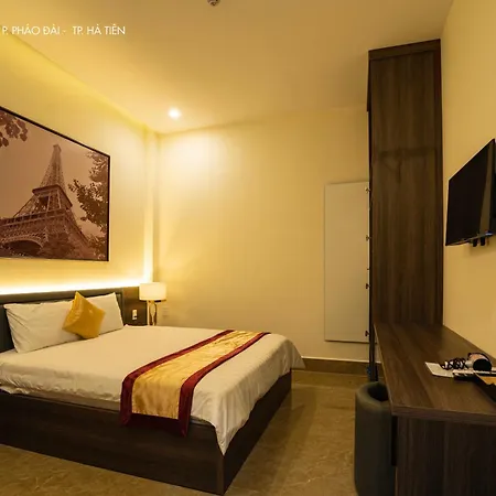 Hotel Khach San Bien Tay Hà Tiên Exterior foto