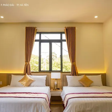 Hotel Khach San Bien Tay Hà Tiên Exterior foto
