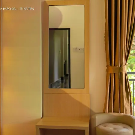 Hotel Khach San Bien Tay Hà Tiên Exterior foto