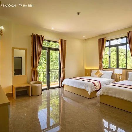 Hotel Khach San Bien Tay Hà Tiên Exterior foto